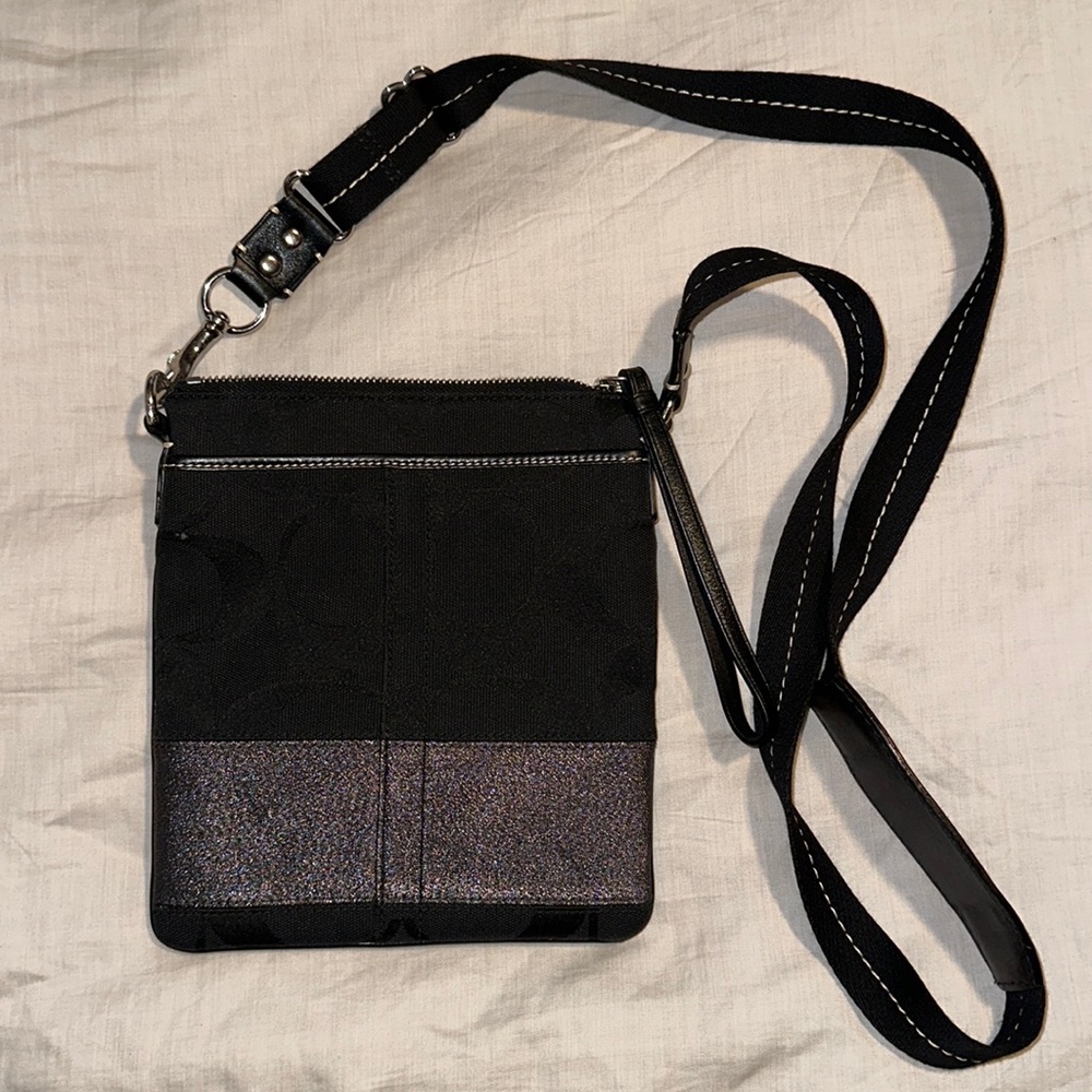 Coach black satchel